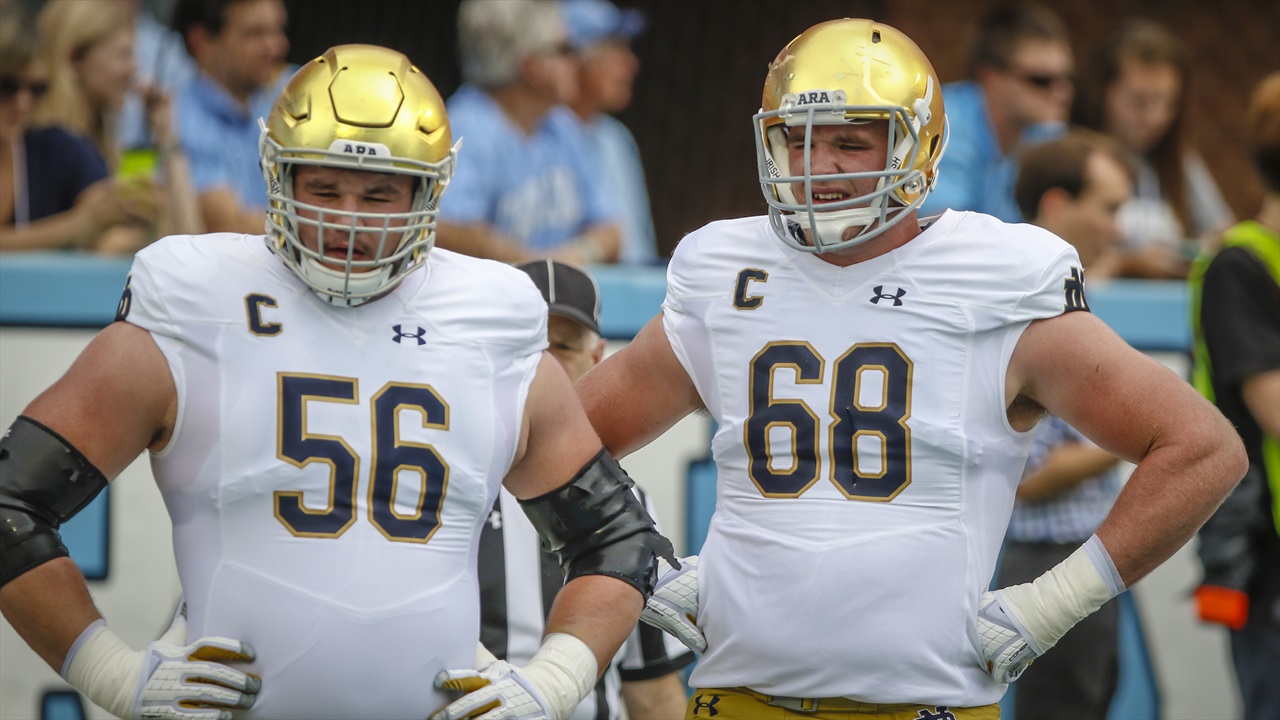 Quenton Nelson and Mike McGlinchey Get