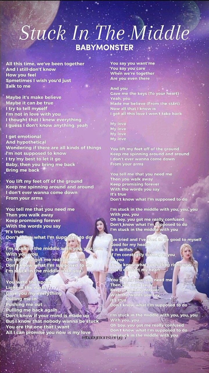 Babymonster 'Stuck in the Middle' Lyrics