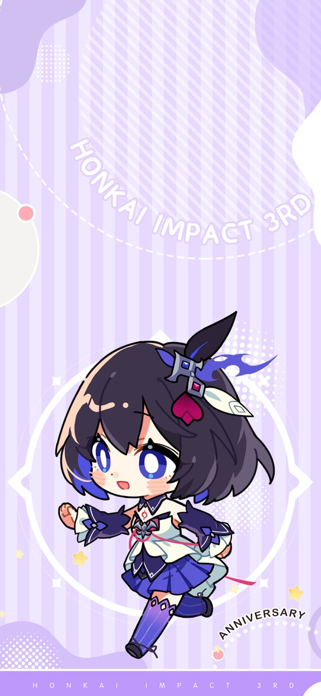 CN anniversary wallpaper chibi version