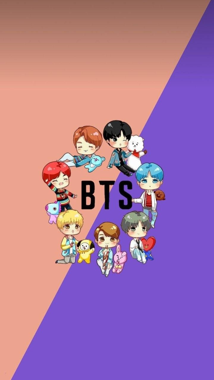 Bts Chibi HD Wallpaper