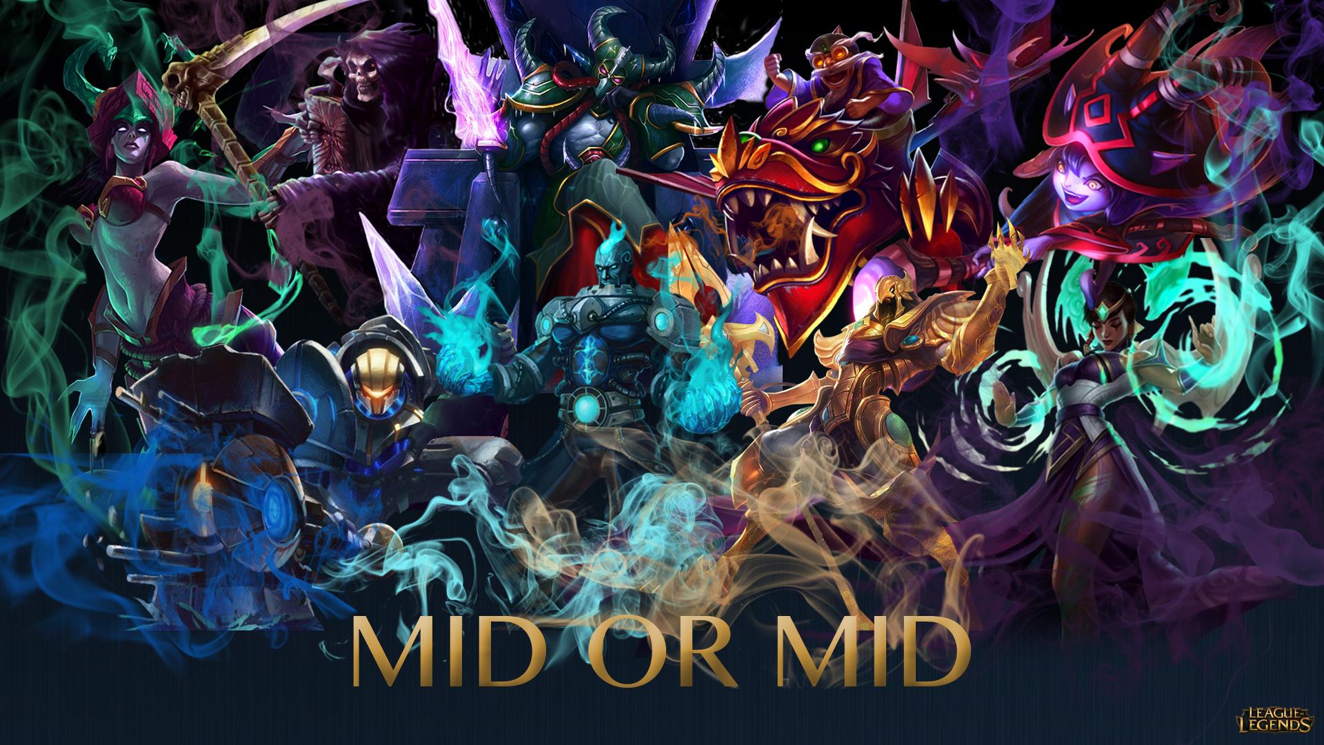 Mid wallpaper done. #LeagueOfLegends