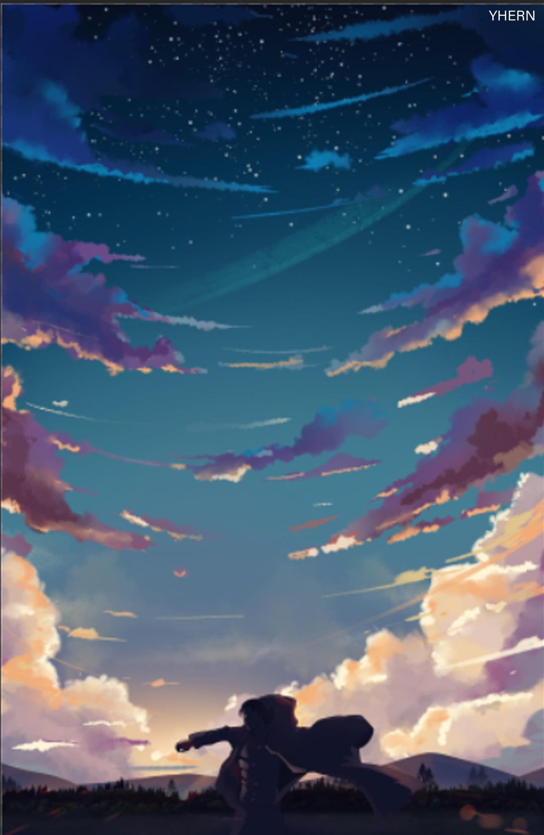 Titan inspired). Anime background
