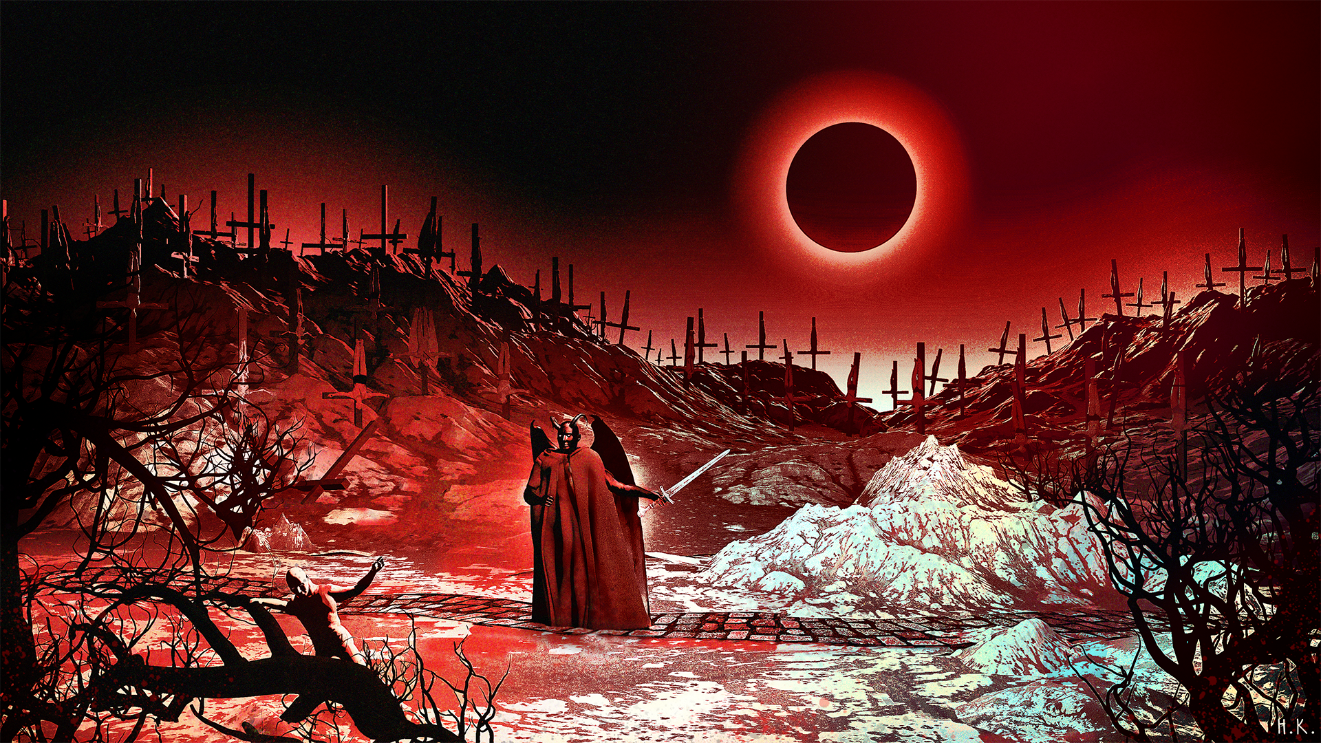 Unholy Calvary, me, digital 3D