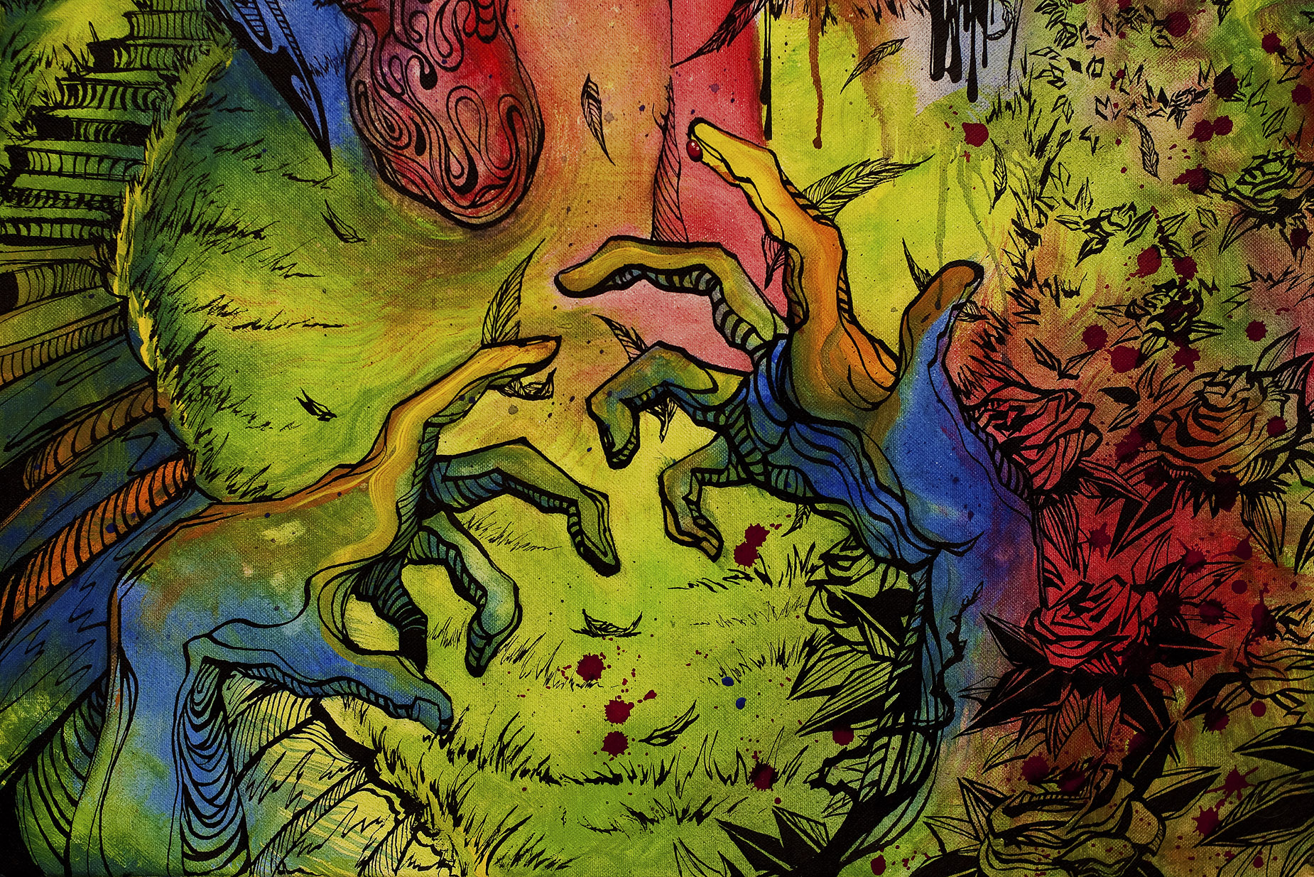 Download Artistic Psychedelic Wallpaper