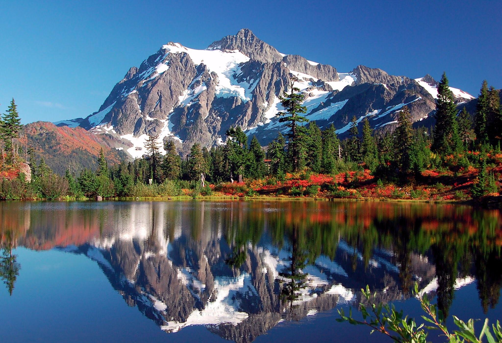 Beautiful Mount Shuksan, in Washington