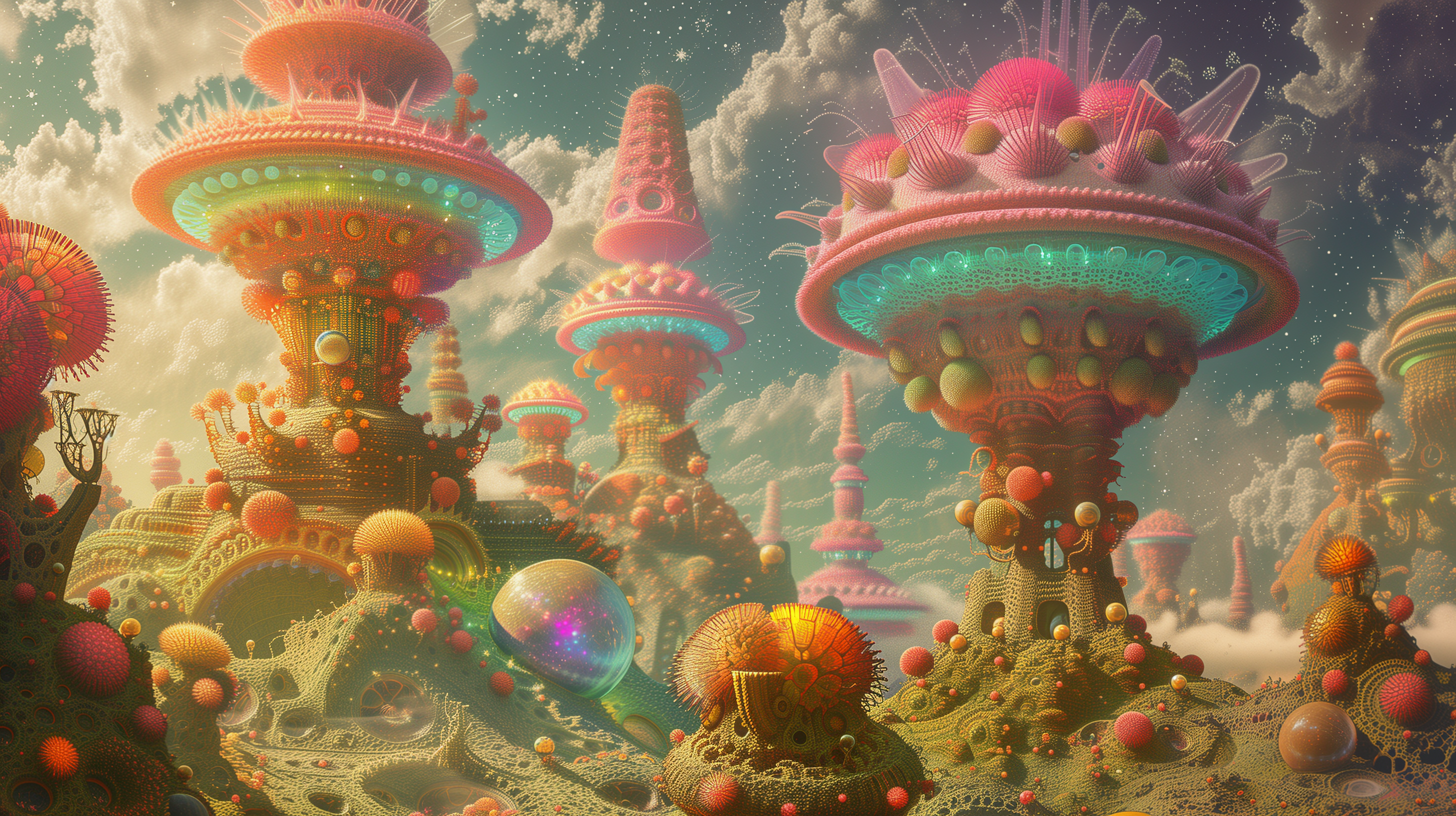 Hypnotic Psychedelic Landscape HD