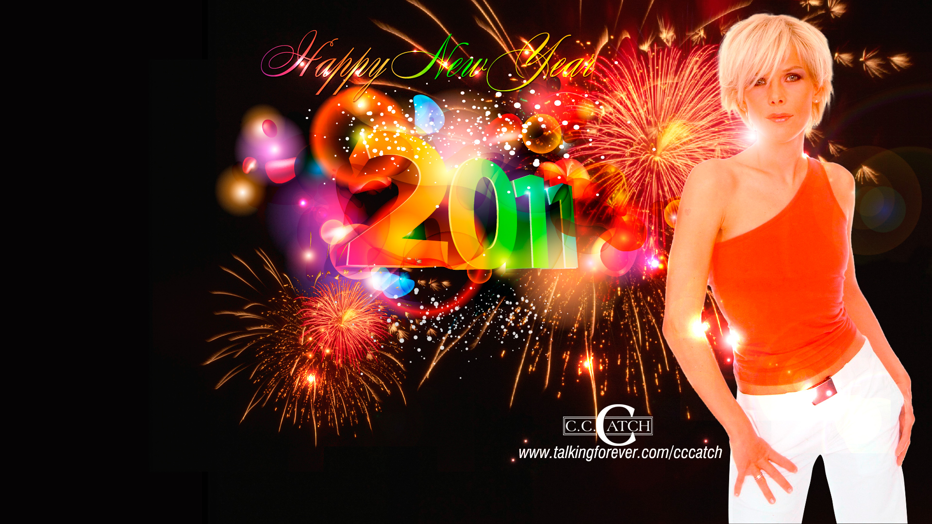 Wallpaper C.C. Catch Happy New Year