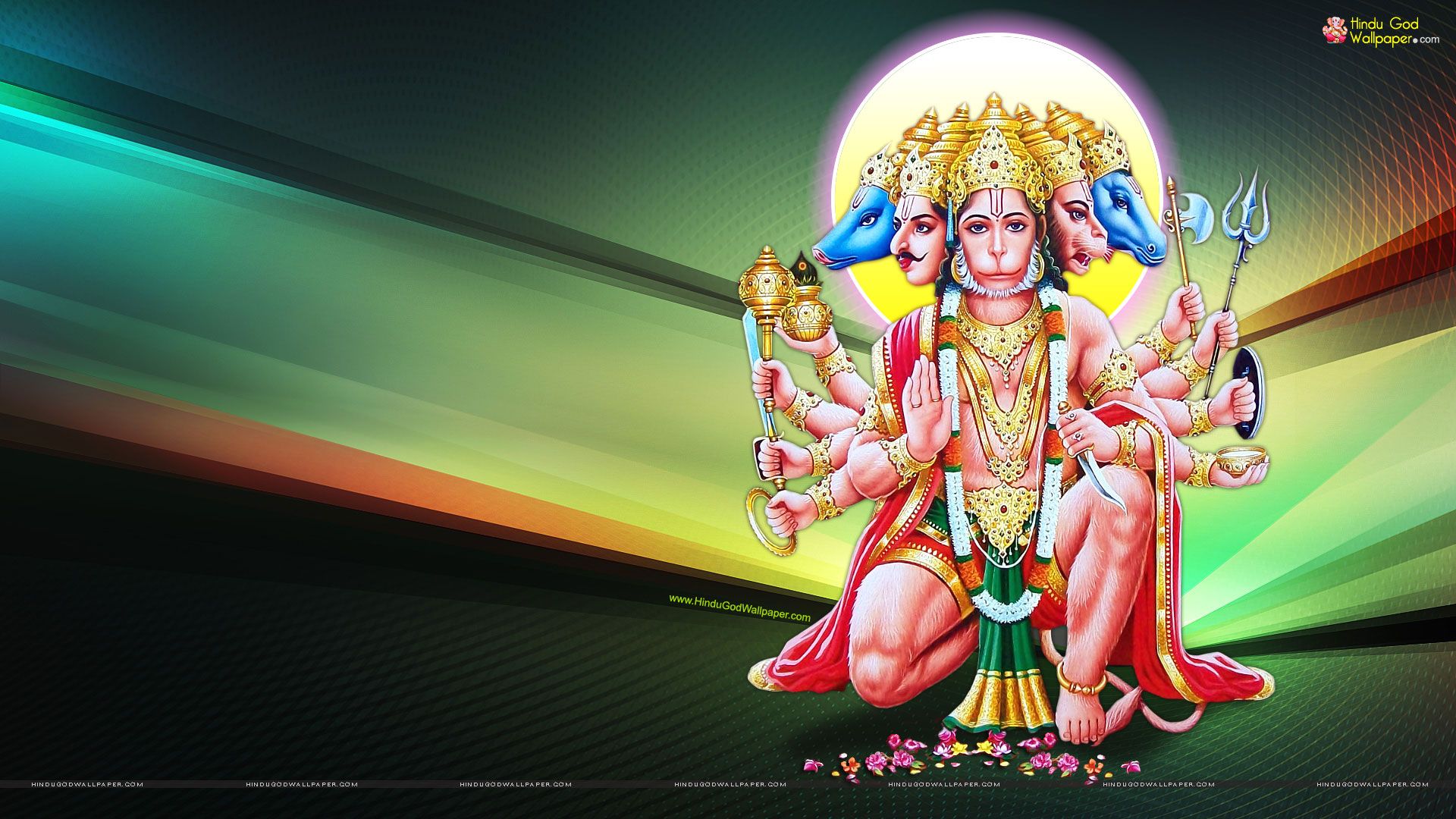 Panchmukhi Hanuman HD Wallpaper Free