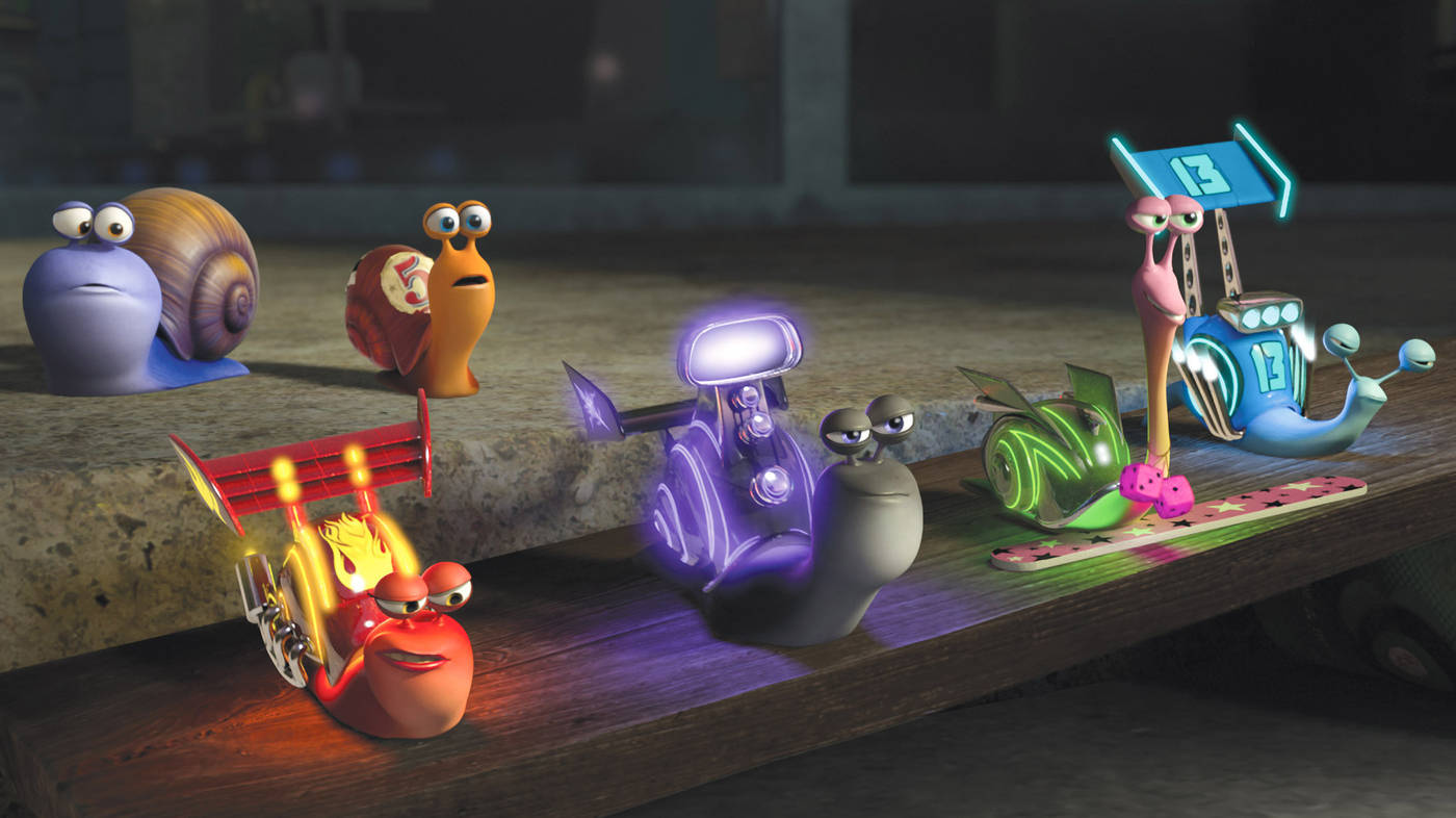 Download Turbo Characters Dark Backdrop