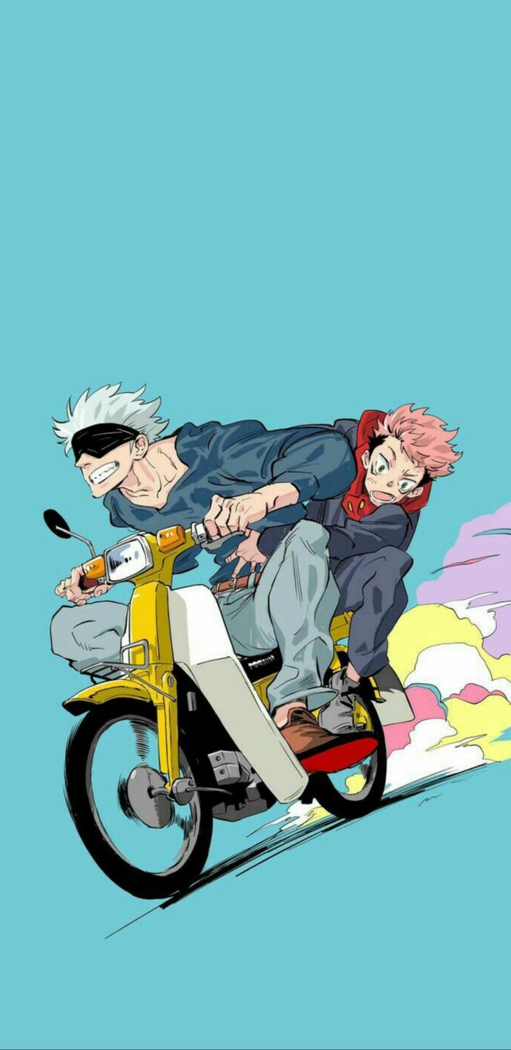 Yuji Itadori and Gojo Satoru Aesthetic