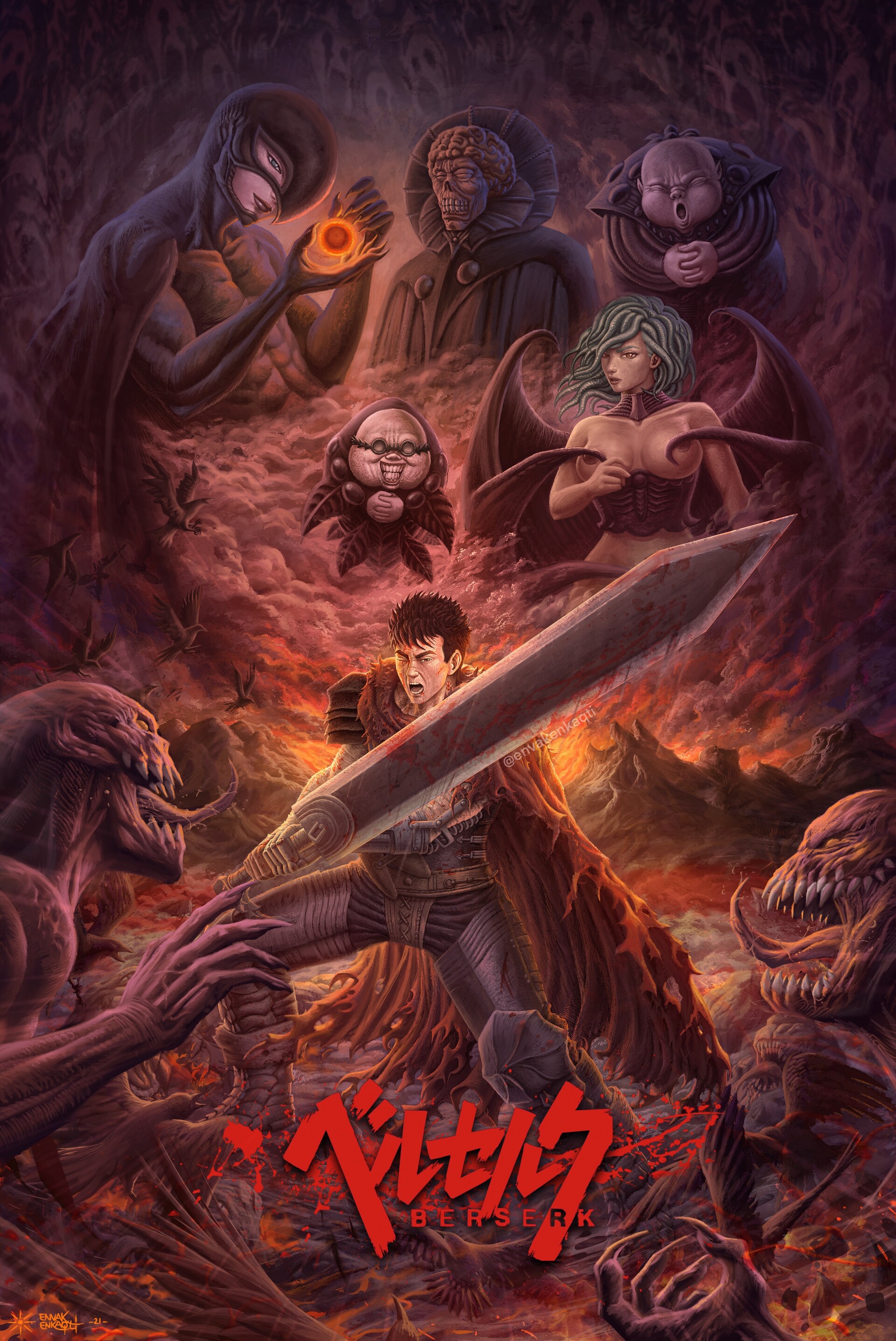 Berserk Fan Art Poster