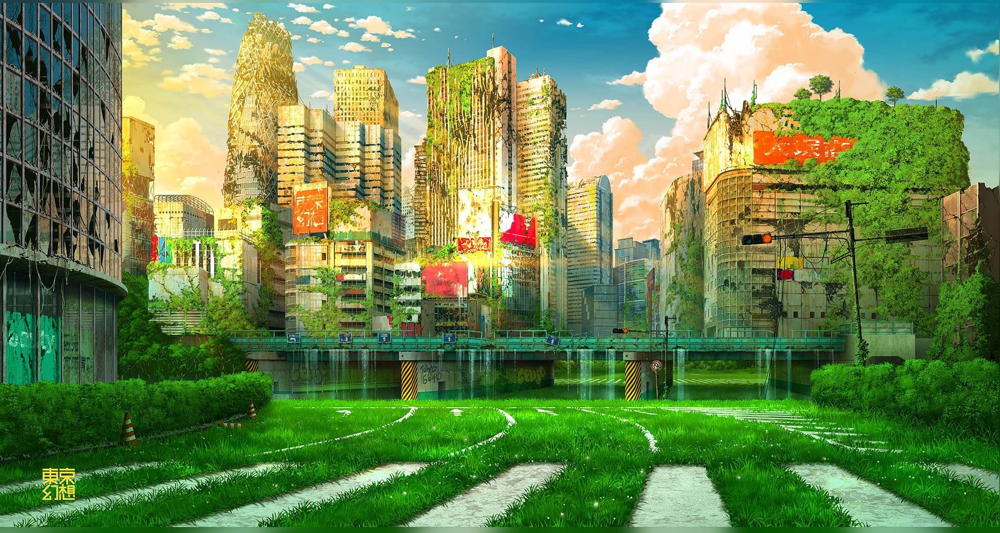 Japan, Tokyo, apocalyptic, futuristic