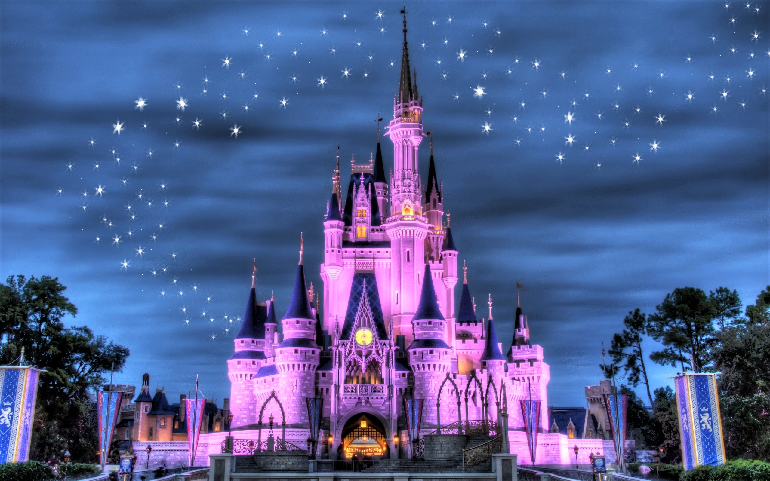 Magical Disneyland Castle HD Wallpaper