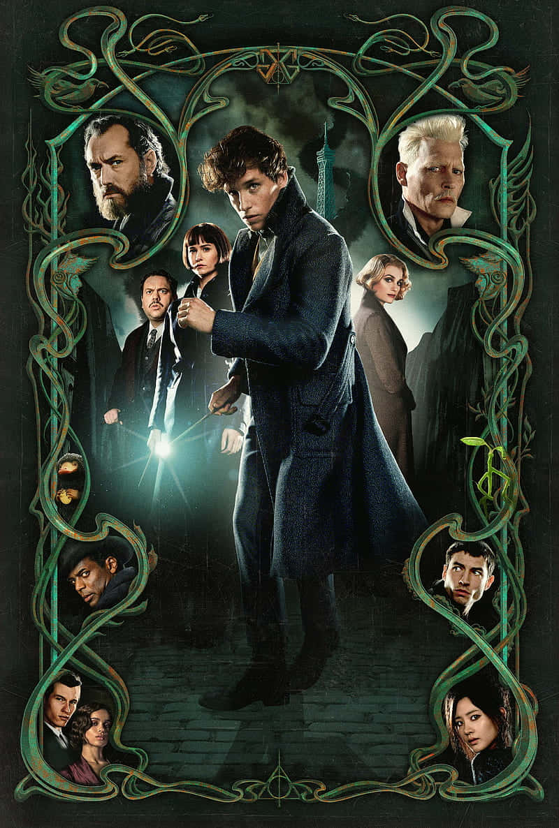 Newt Scamander with magical creatures