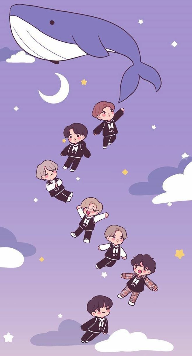 iPhone wallpaper bts, Bts purple whale