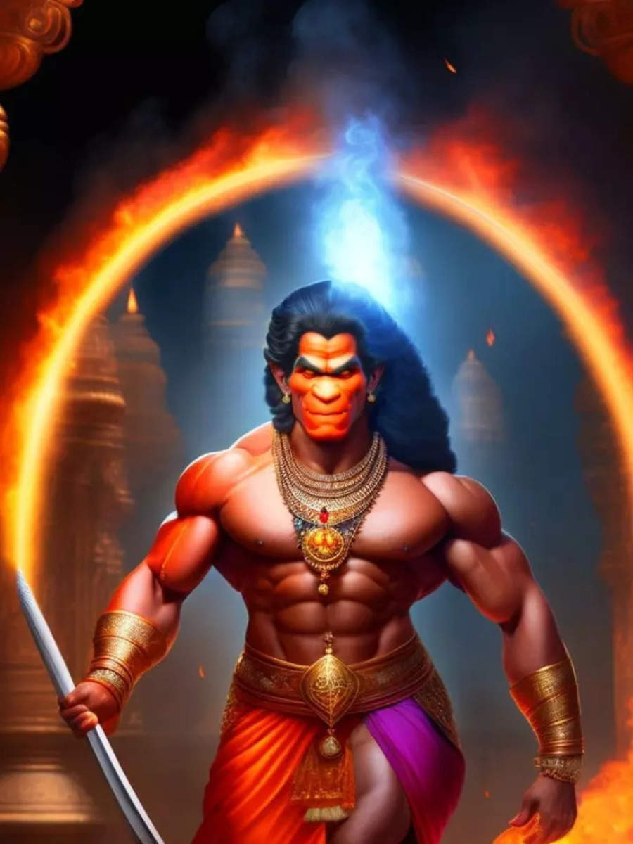 Photos Of Hanuman Ji Lanka Dahan