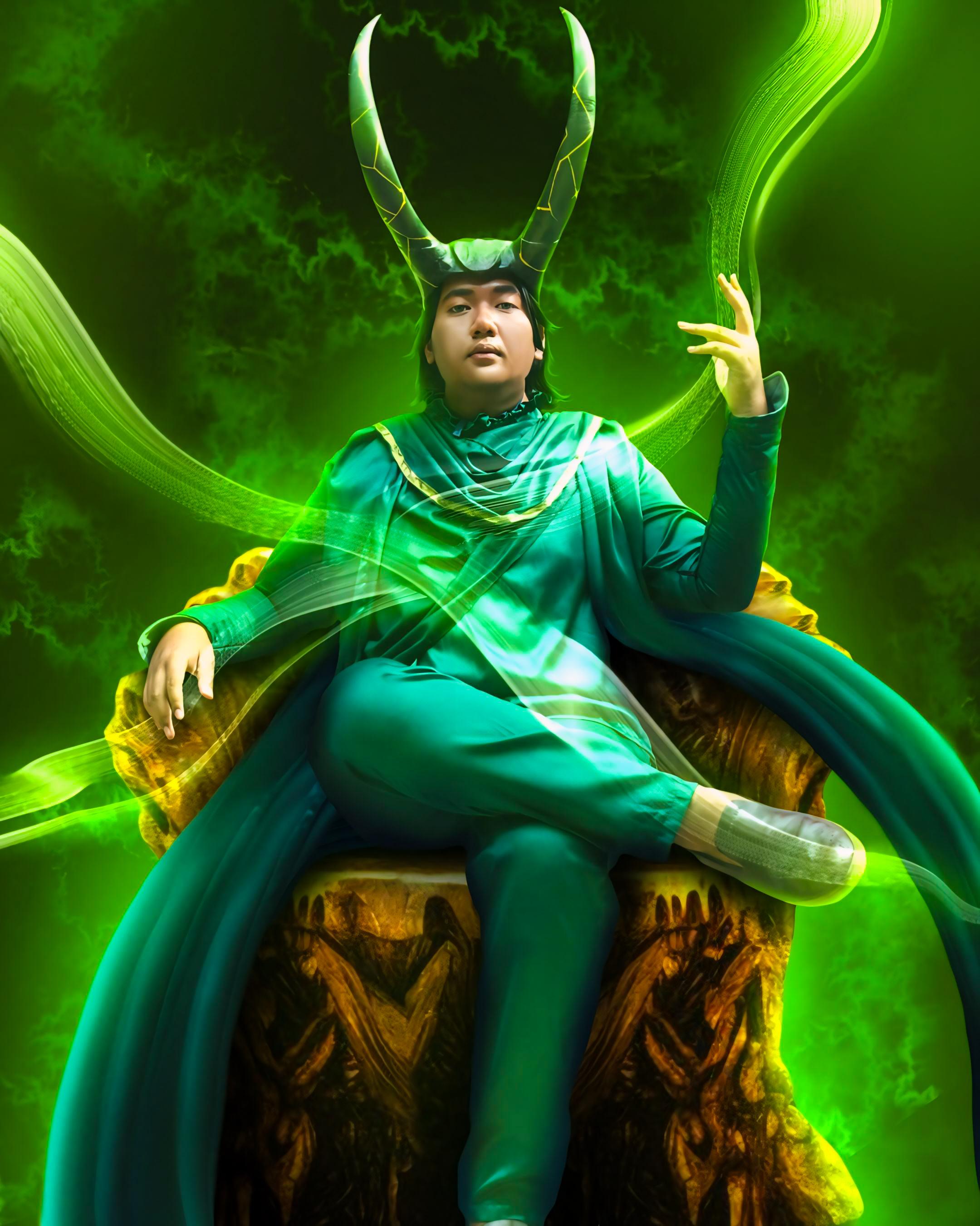 God of Stories Loki cosplay by me., r