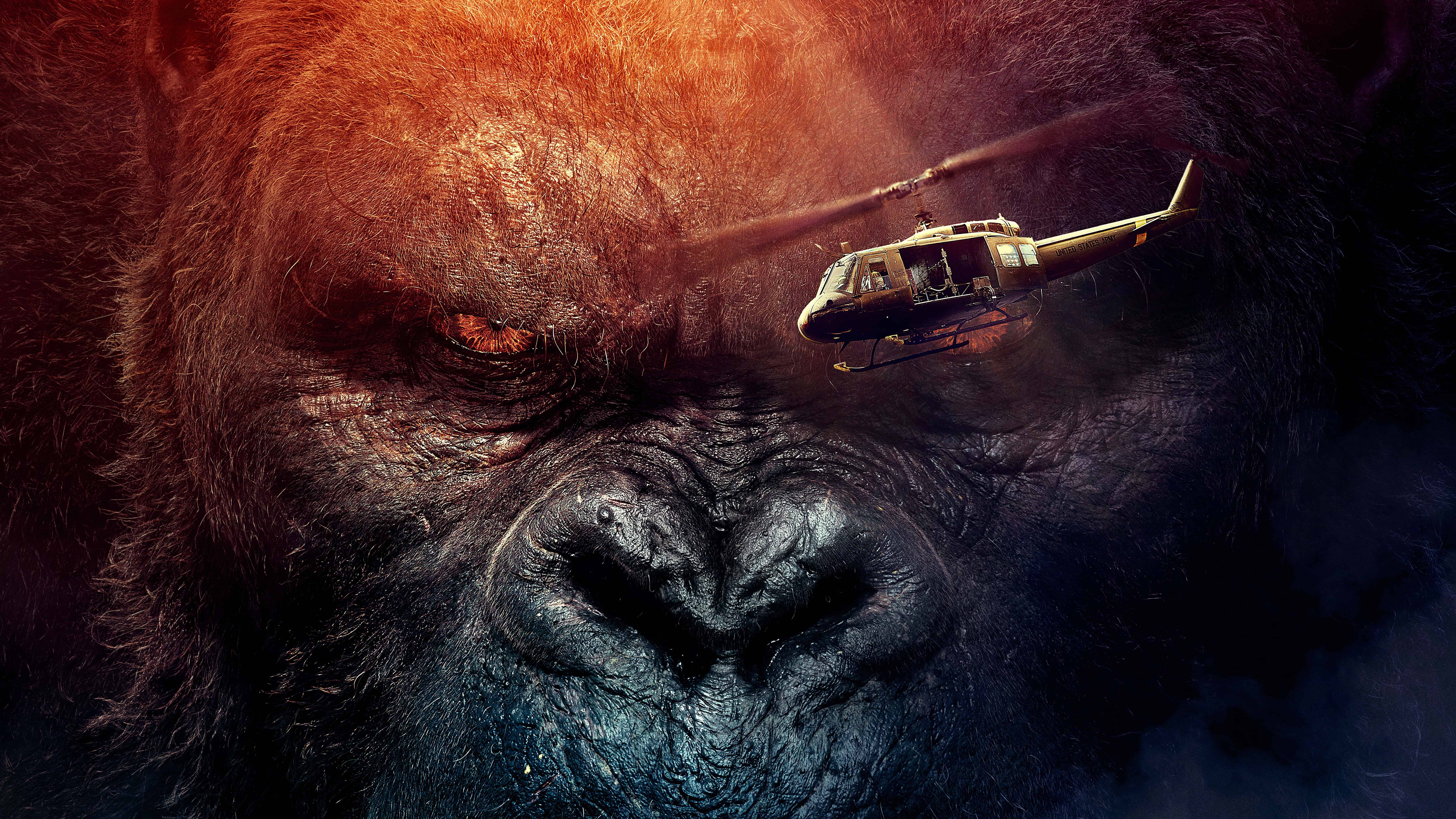Kong Skull Island UHD 8K Wallpaper