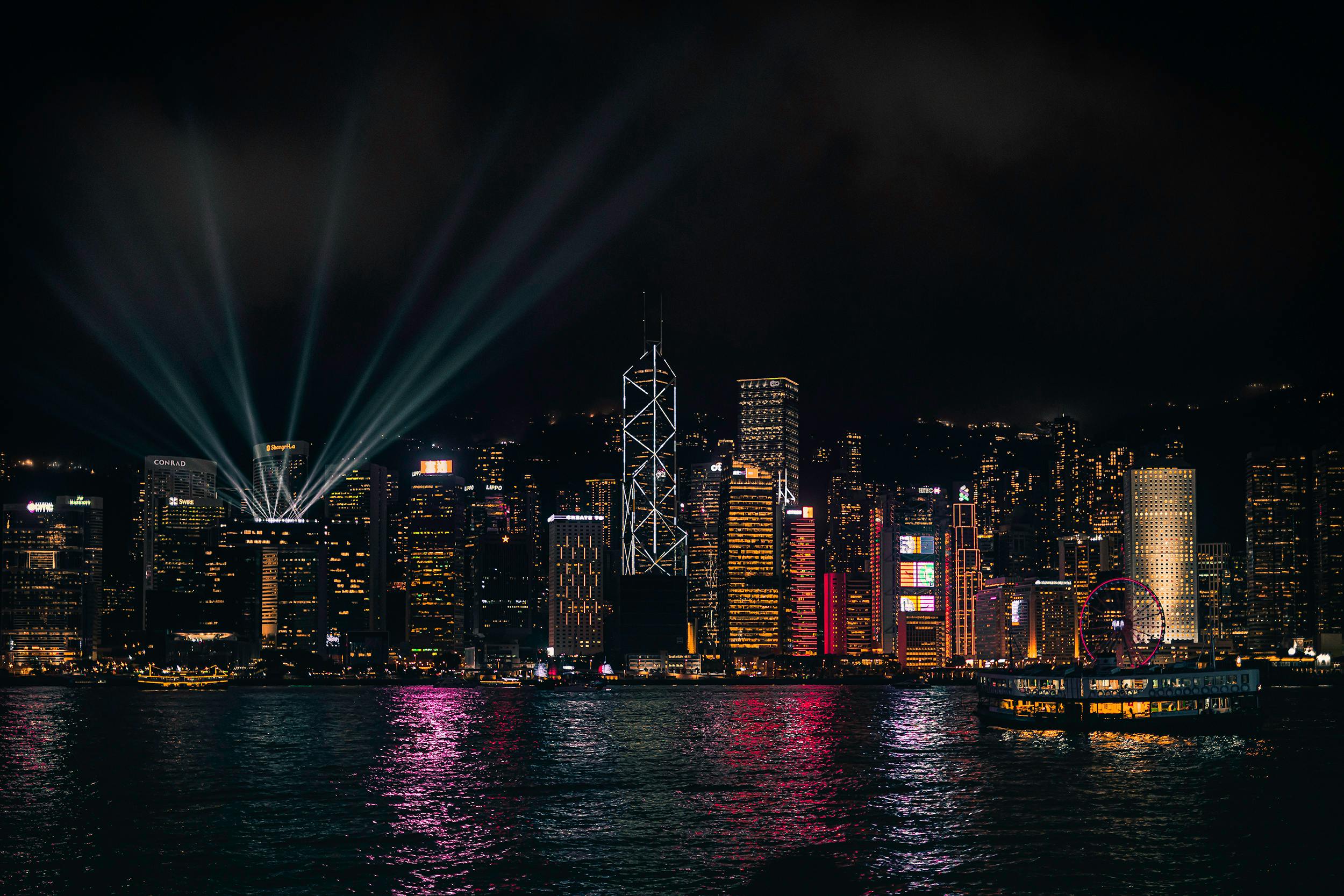 Hong Kong Skyline Photo, Download