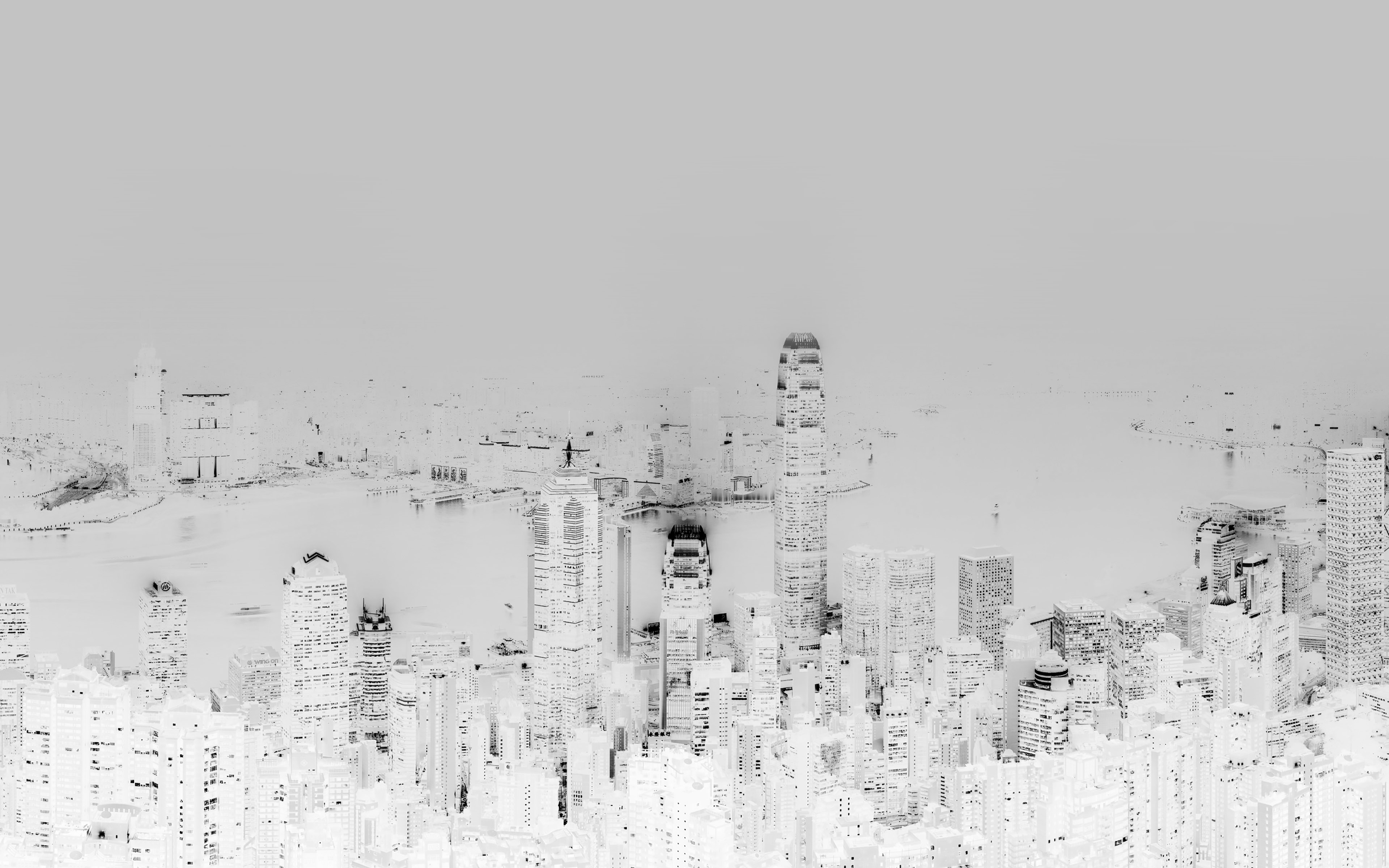 Skyline Hongkong White City Night Live