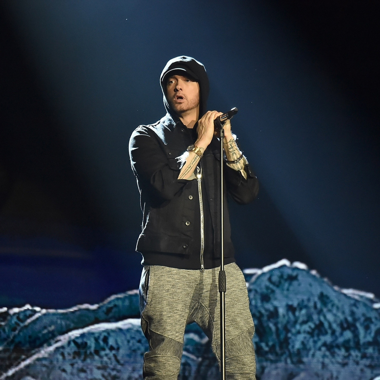 Wallpaper american rapper, live concert