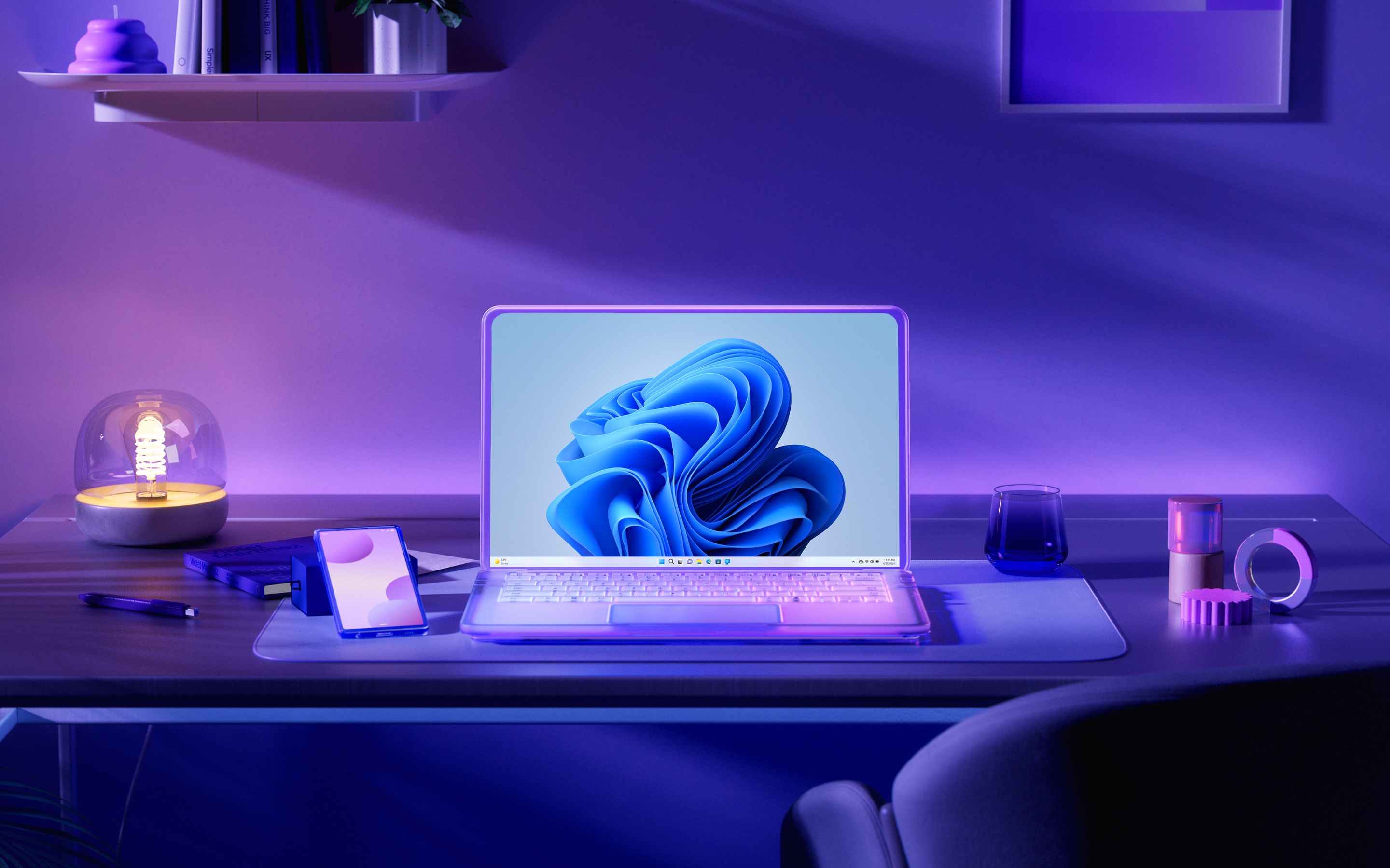 Cozy Wallpaper 4K, Windows 11, WFH