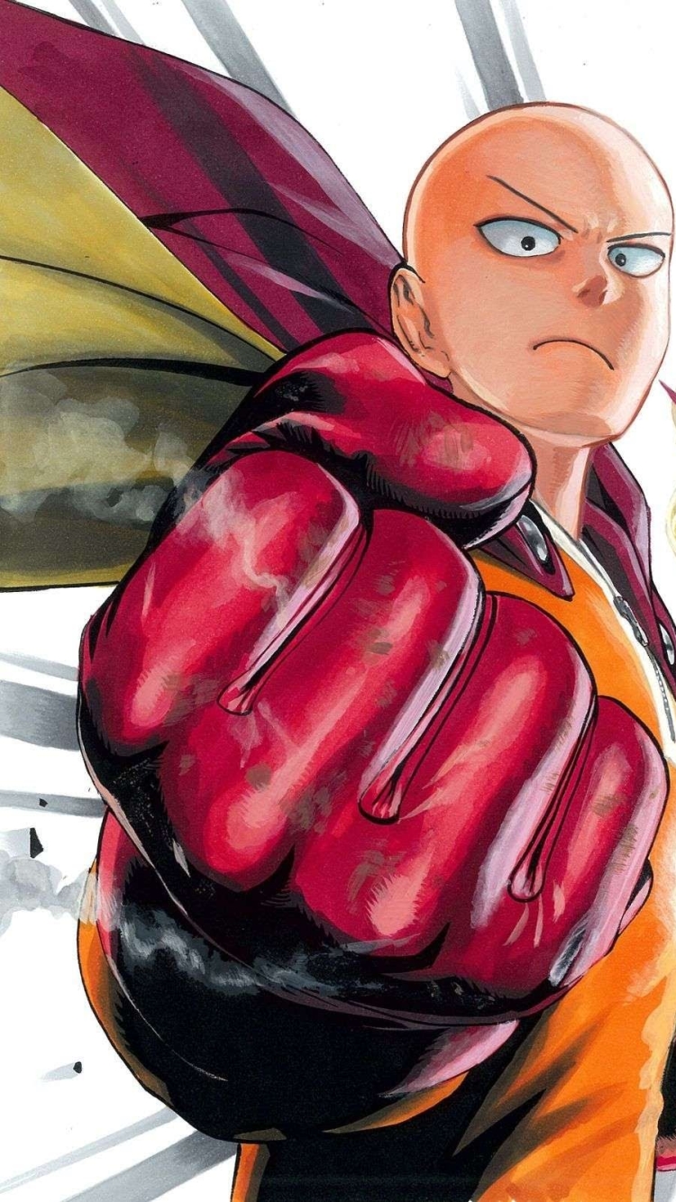 Saitama (One Punch Man) IPhone Wallpaper