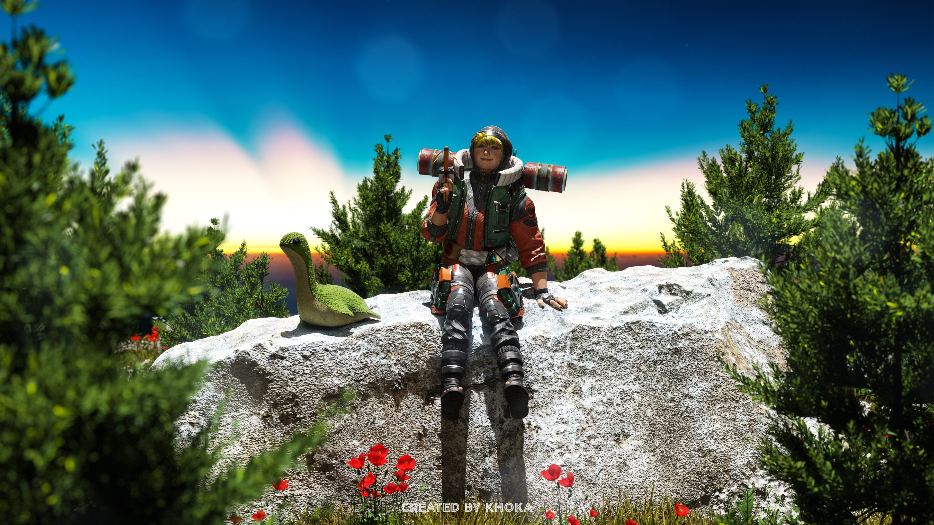 OC Naruto Wattson 4K Wallpaper, r