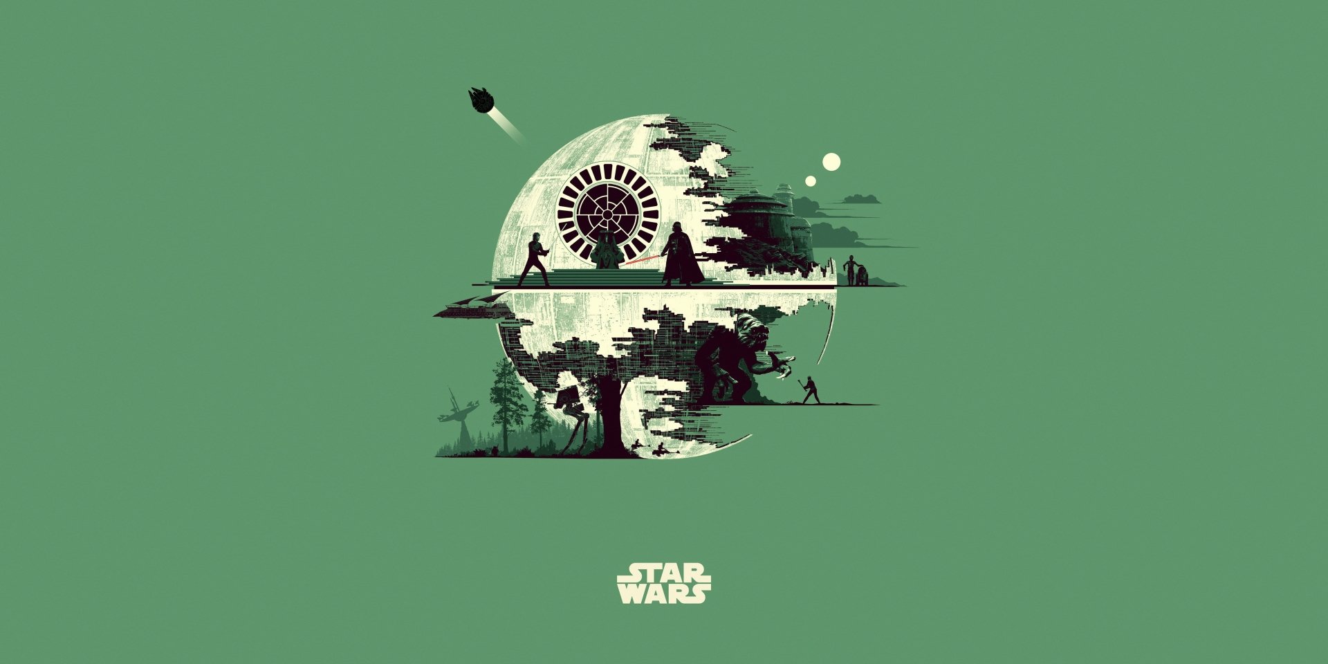 Star Wars Minimalist 4K Ultra HD Wallpaper