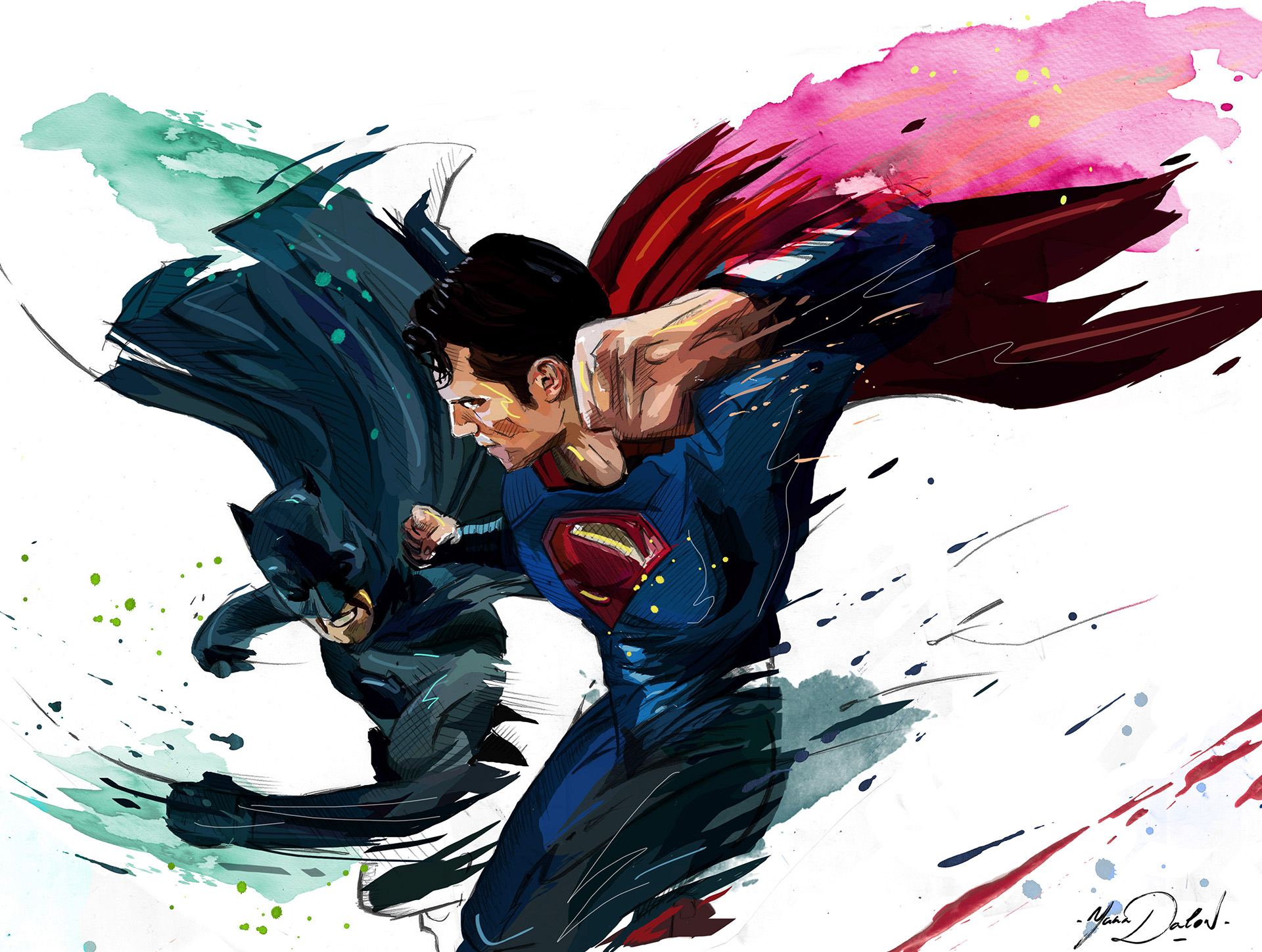 Batman vs Superman. Image - Behance