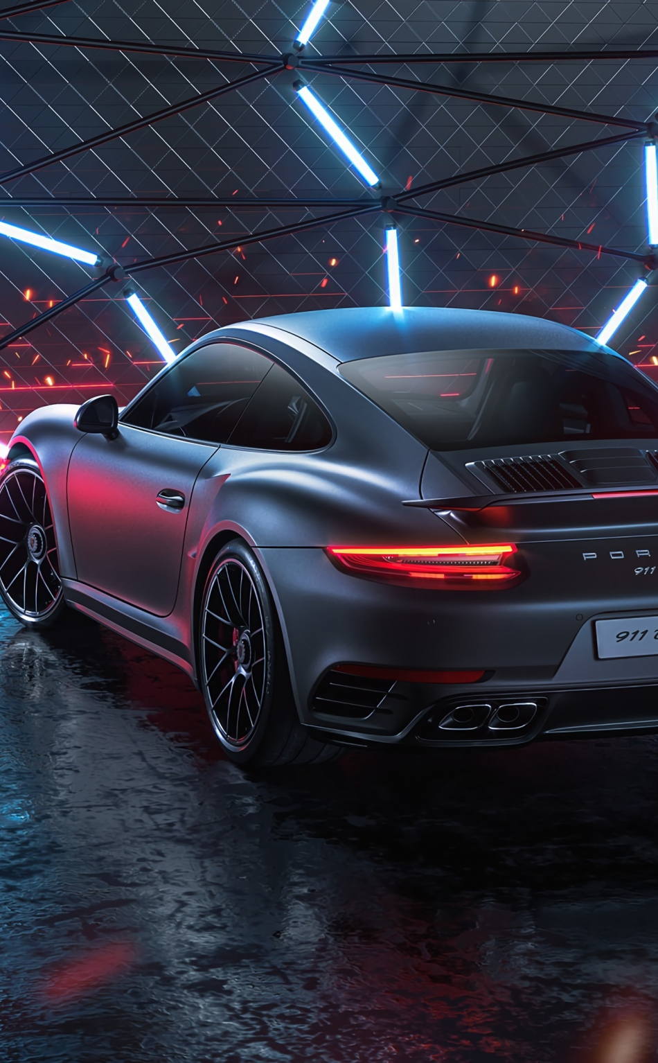 wallpaper 950x1534 porsche 911 turbo