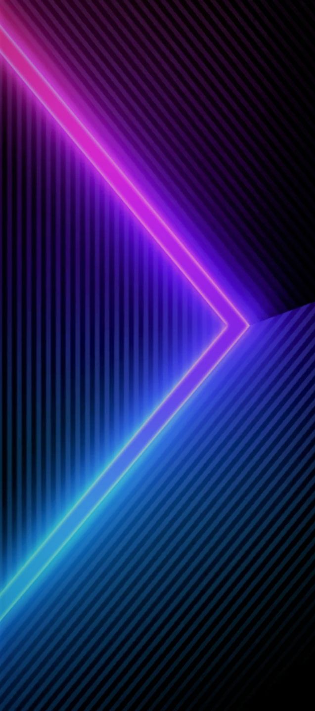 Neon lines gradient wallpaper HD