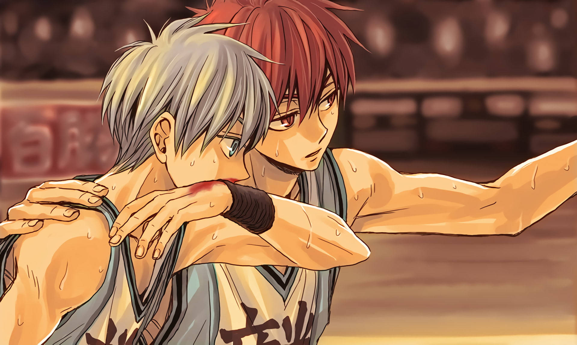 Download Kuroko No Basket Tetsuya With Akashi Wallpaper