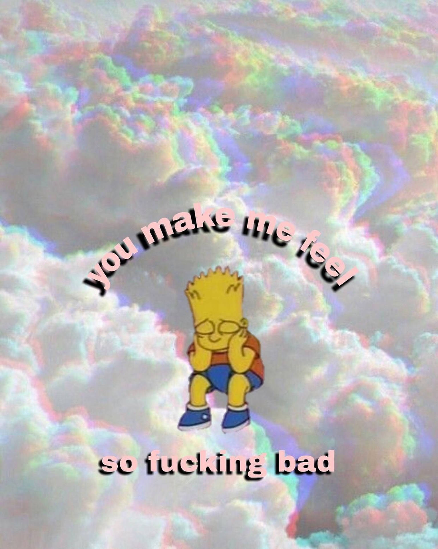 Download free Bart Simpsons Sad Clouds