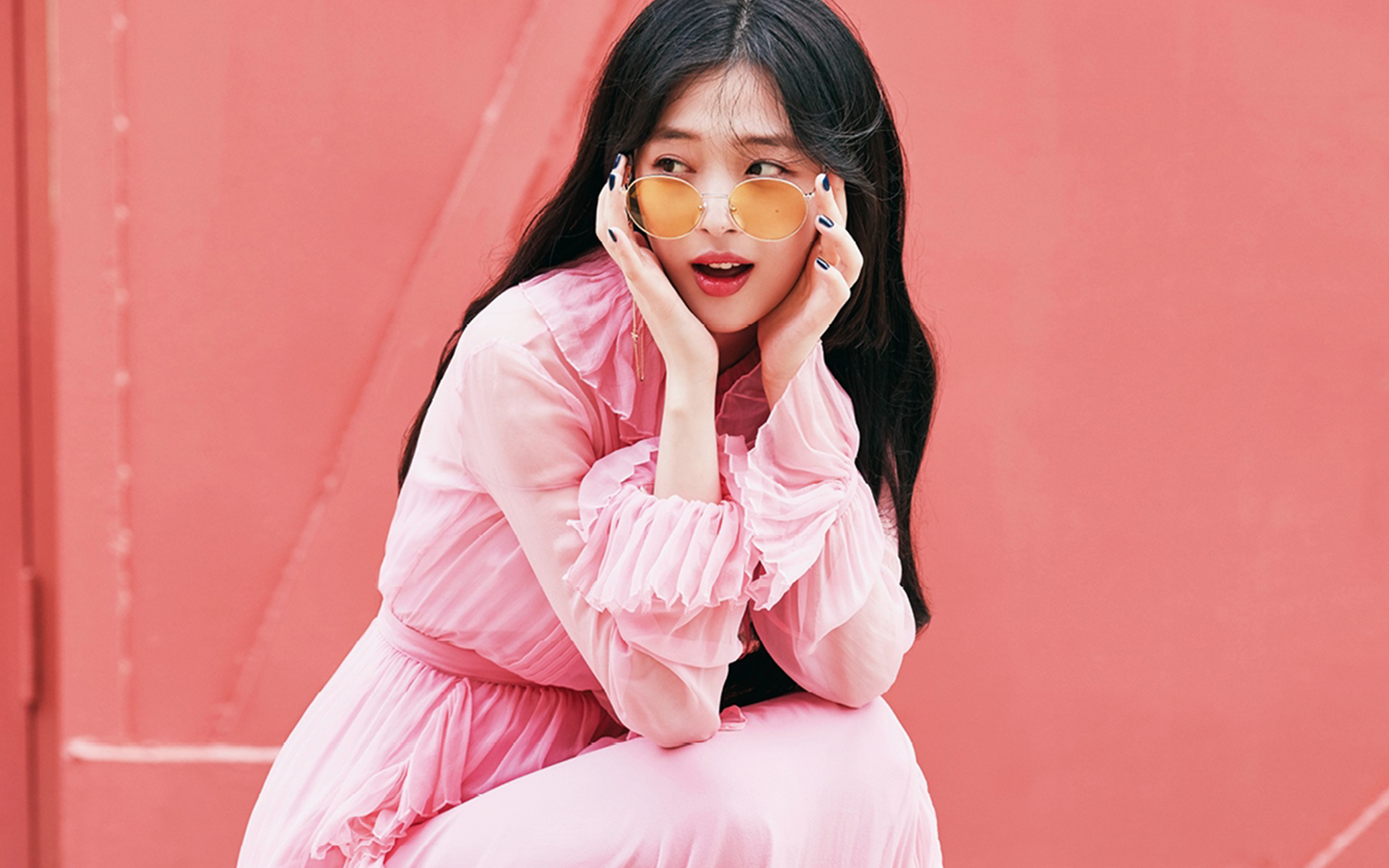 Sulli Girl Kpop Pink