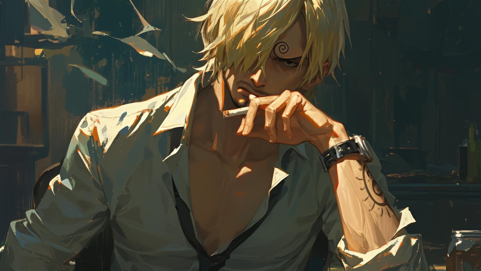 4k HD Wallpaper: Sanji in Shadows