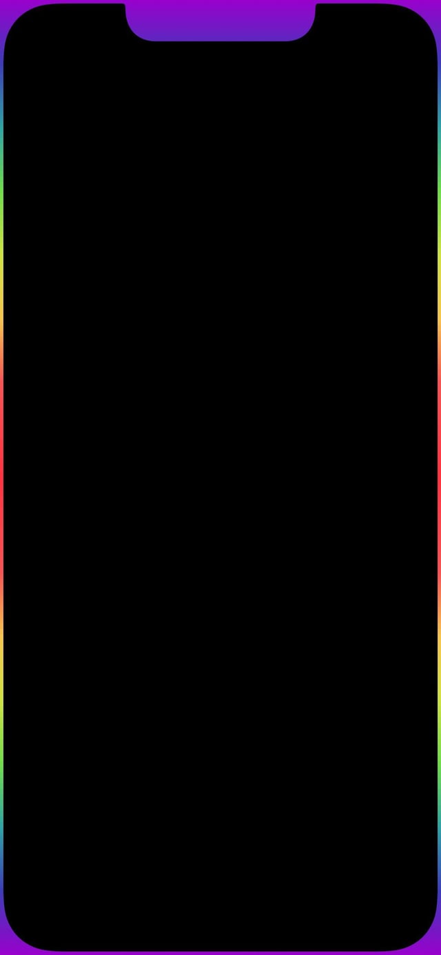 iPhone 13 rainbow border 1170x2532