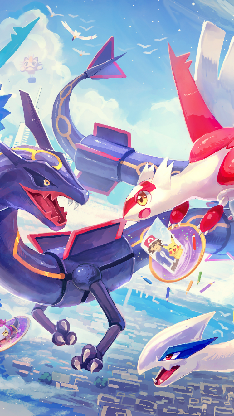 Lugia (Pokémon) Phone Wallpaper