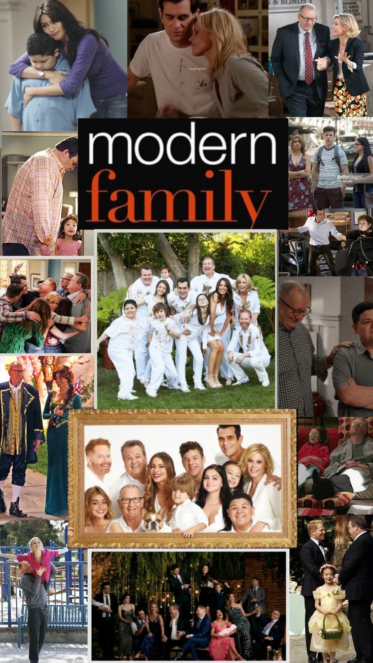 Modern family wallpaper