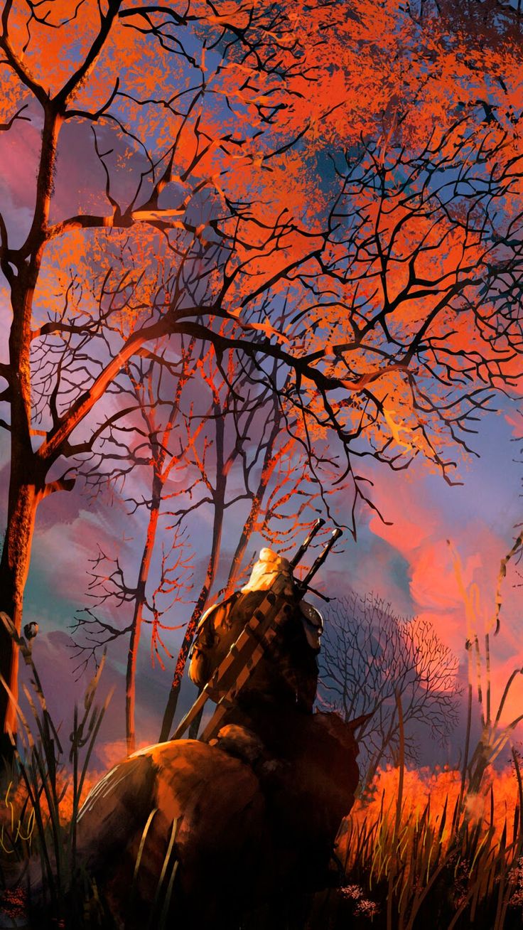 The Witcher phone wallpaper collection