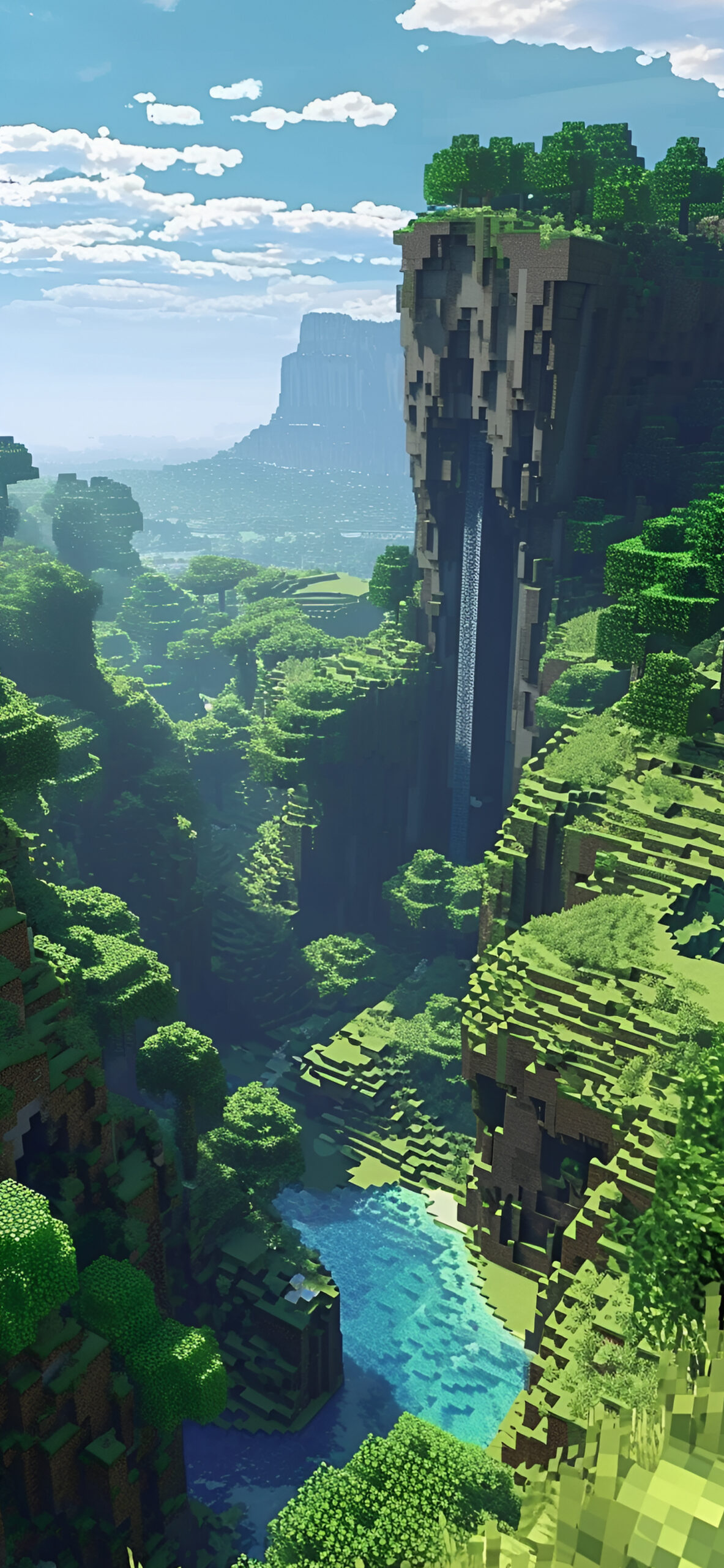 Minecraft Forest Adventure Wallpaper