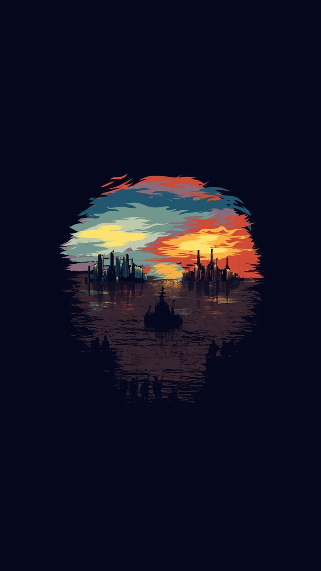 Minimalist iPhone X Wallpaper