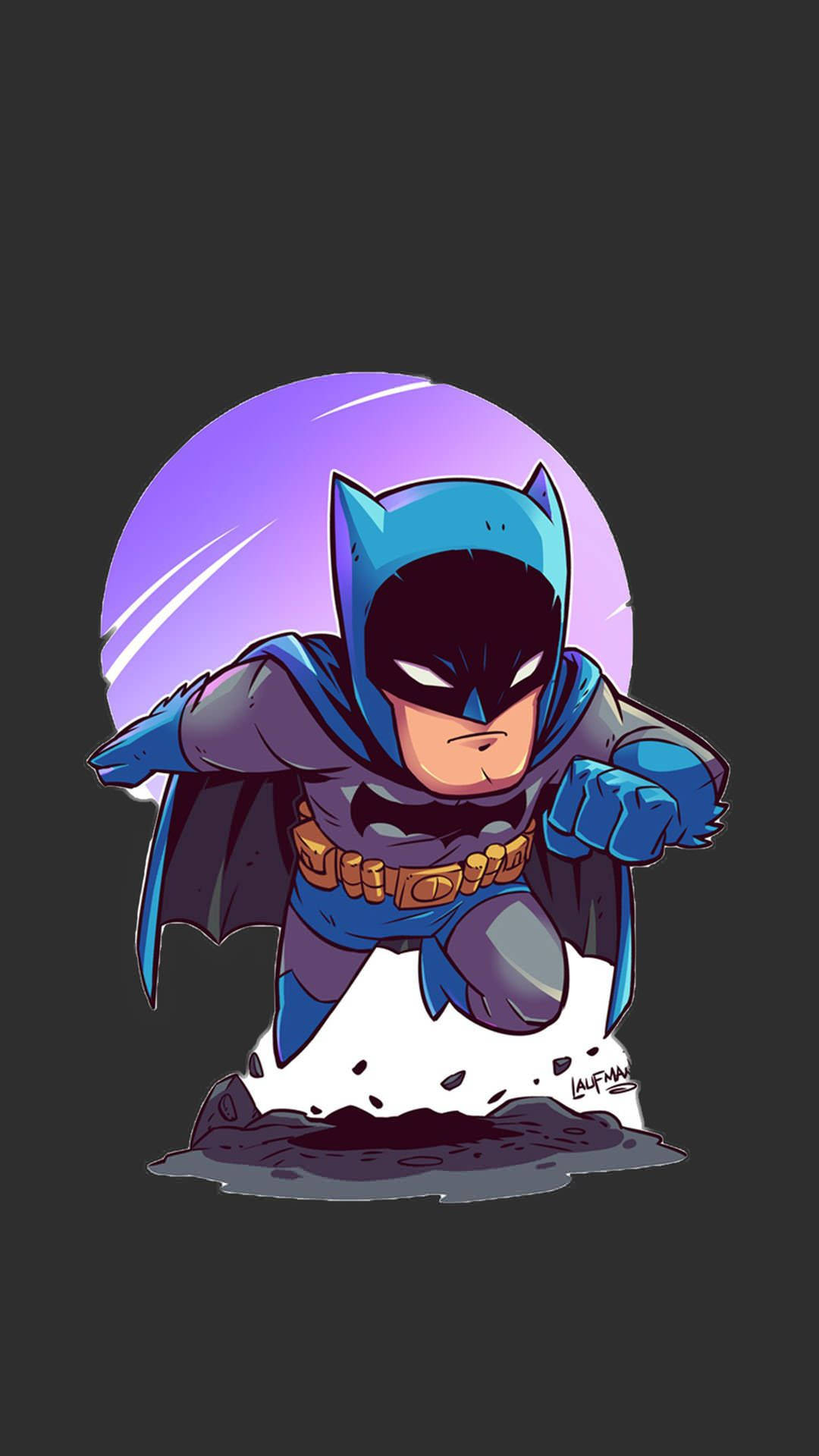 iPhone Animation Batman Art Wallpaper