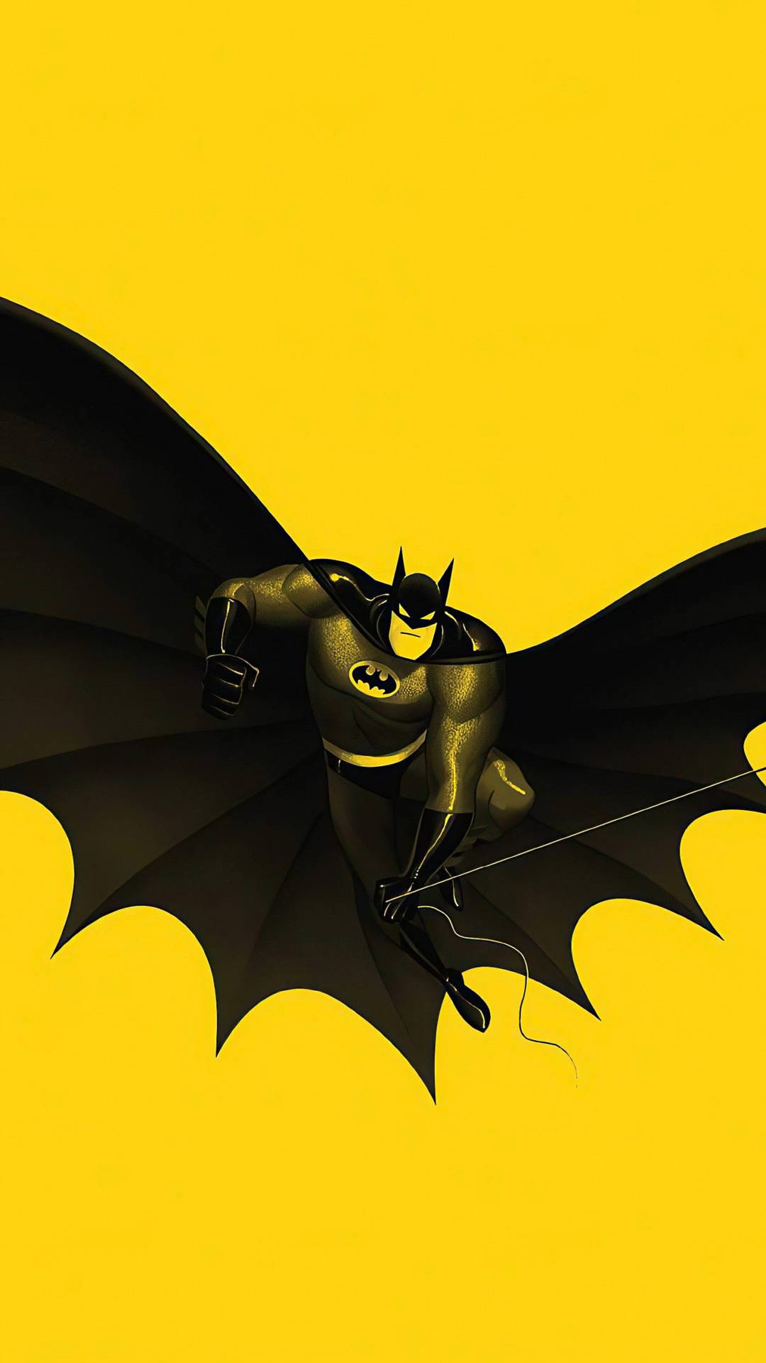 Download free Yellow The Batman iPhone