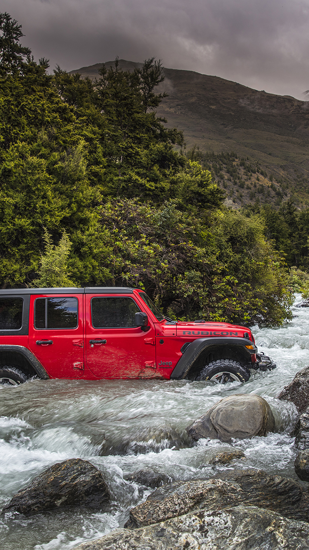 Wrangler Unlimited Rubicon Red