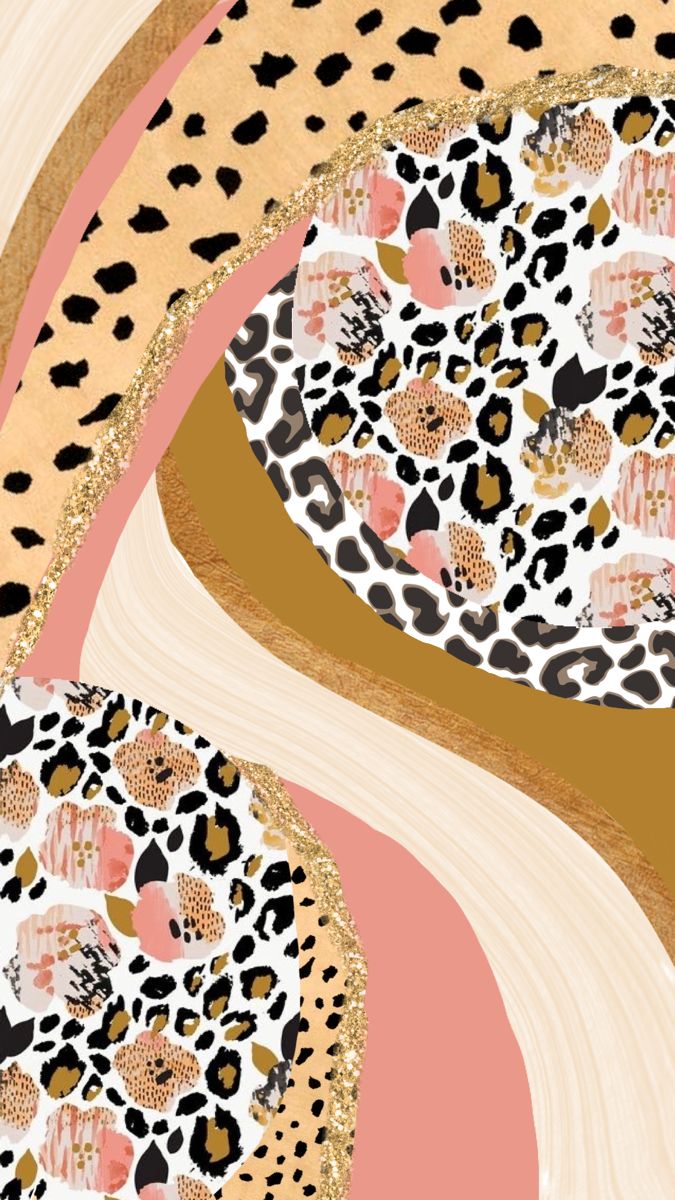 Animal print aesthetic iPhone background