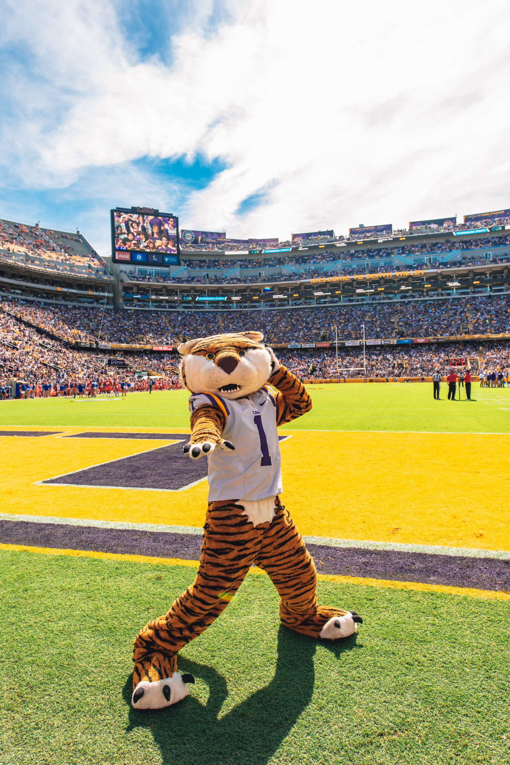 Downloading Some LSU Themed Wallpaper