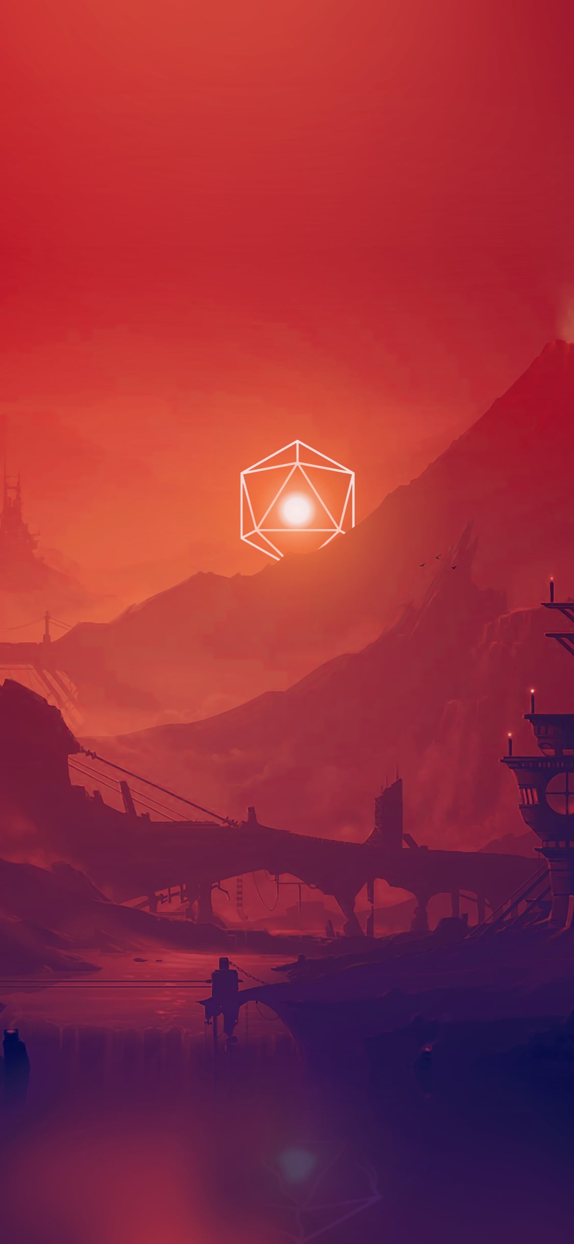 Odesza Sunset Wallpaper 1125 x 2436