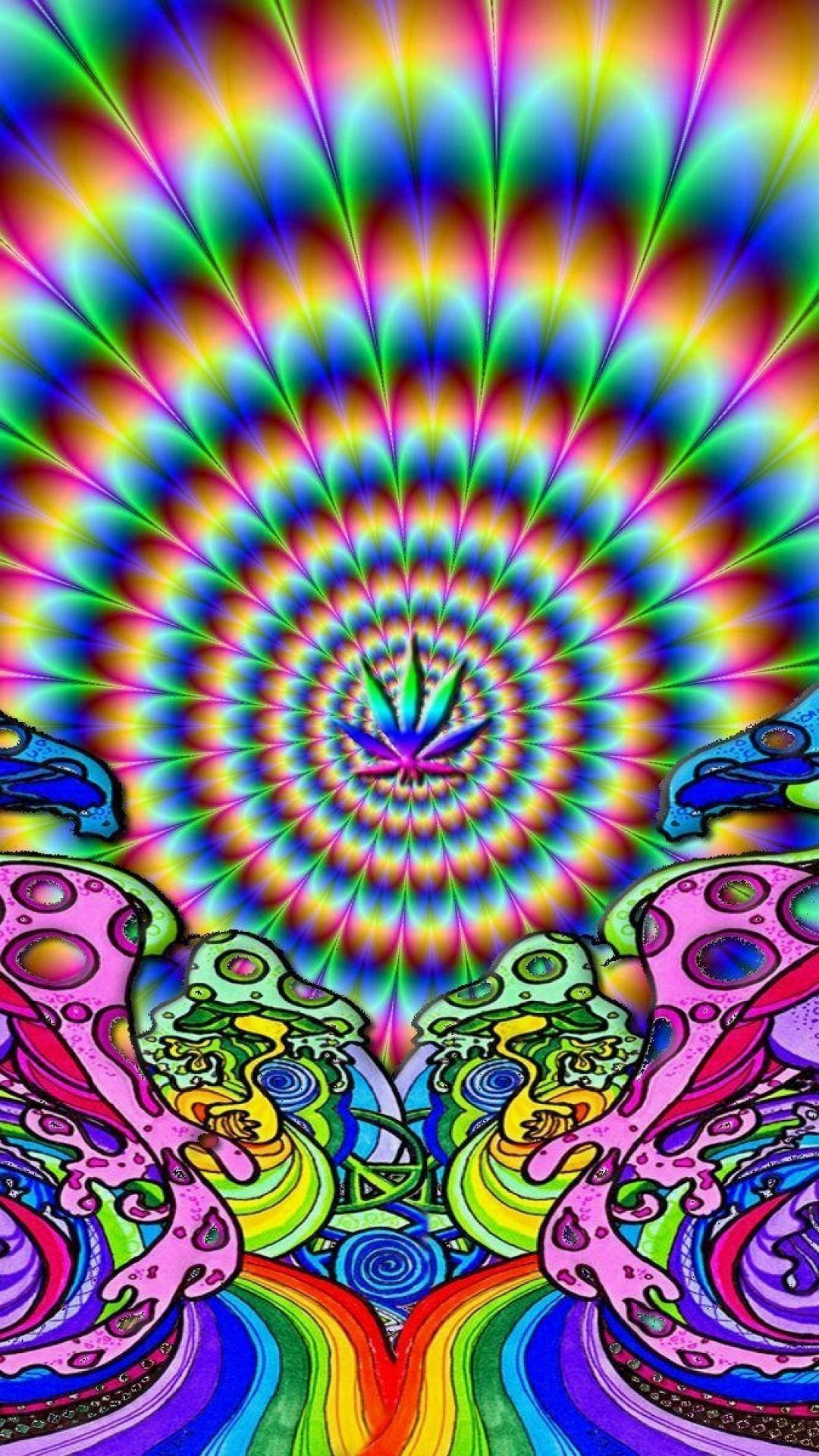 Download free Psychedelic iPhone Weed