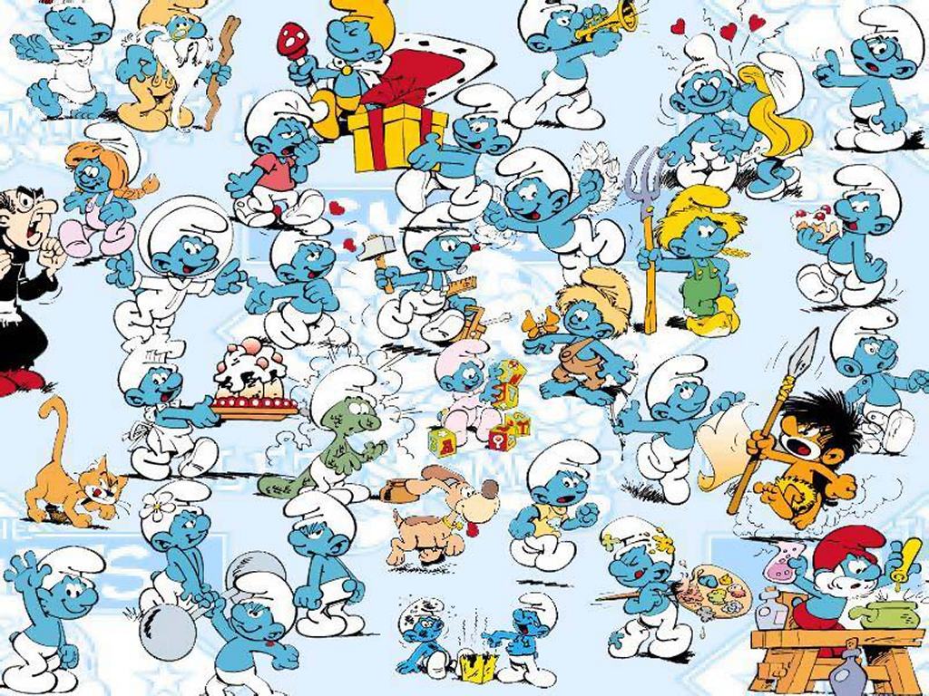Background smurf shop